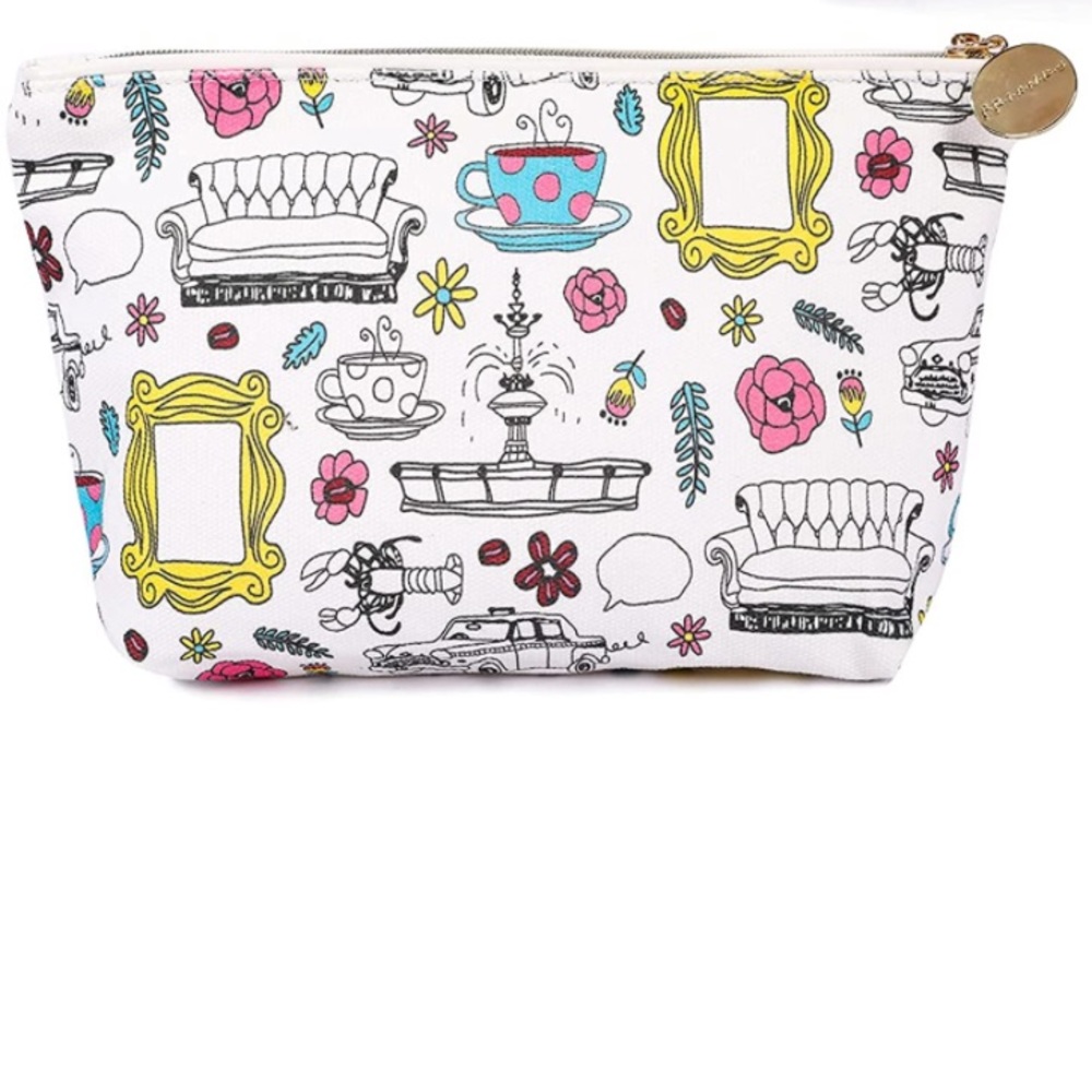 RESERVED 💖FRIENDS Makeup Cosmetic Zipper Bag ~ NEW